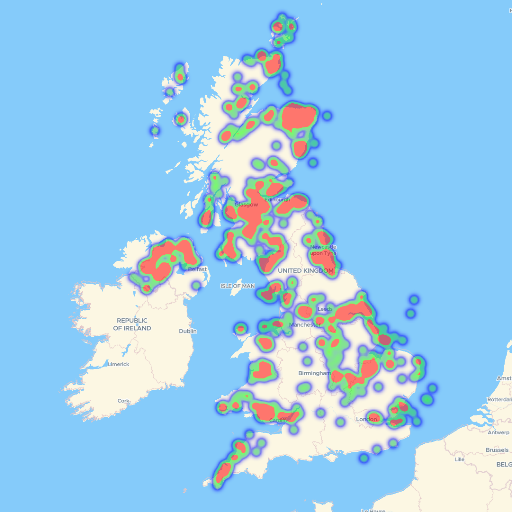 UK Wind Energy Locations | Mapstack