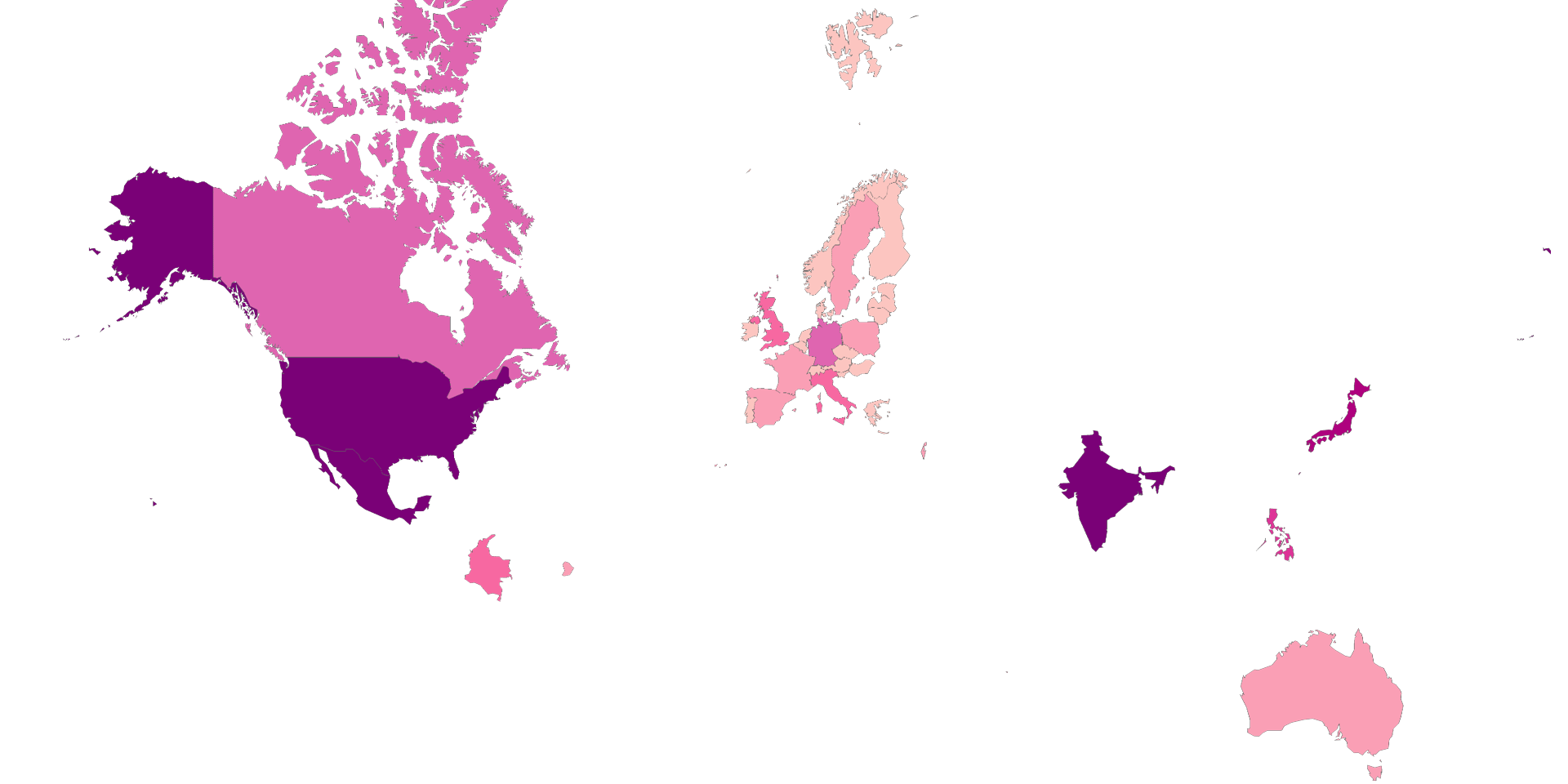 % of Global Population Embracing a Vegan Lifestyle | Mapstack