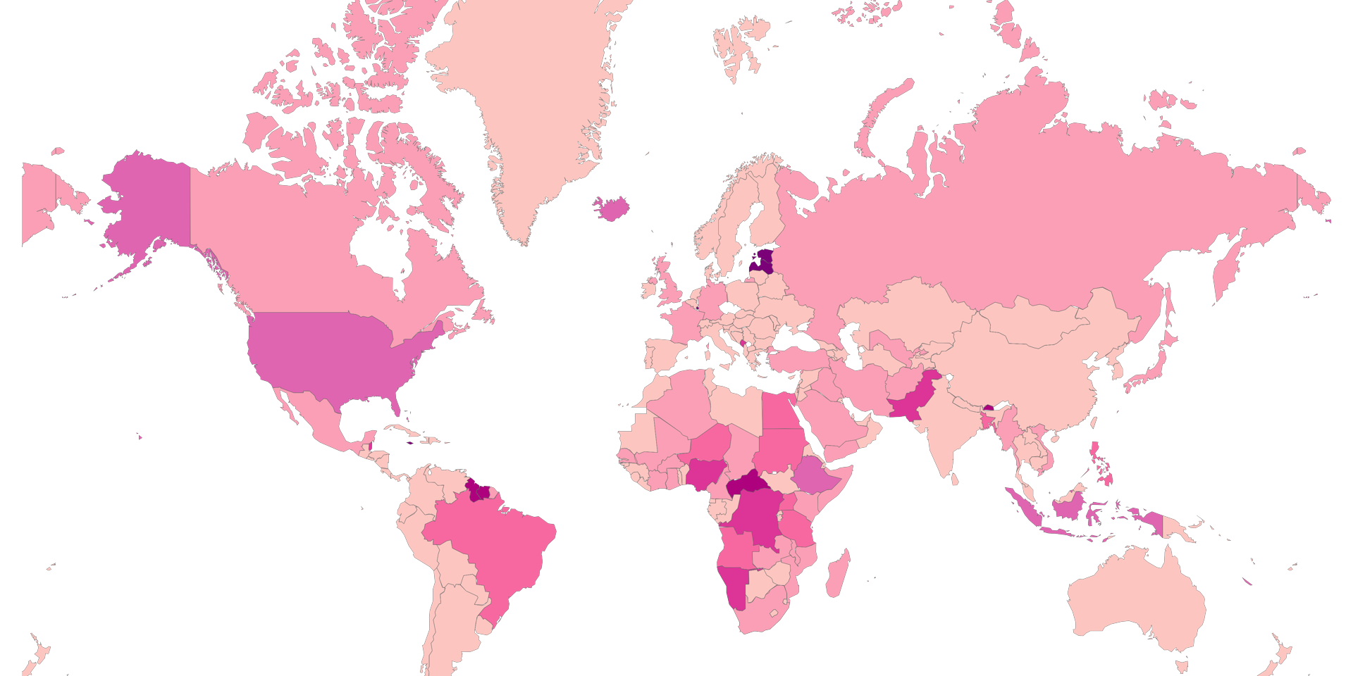 world political map 2100