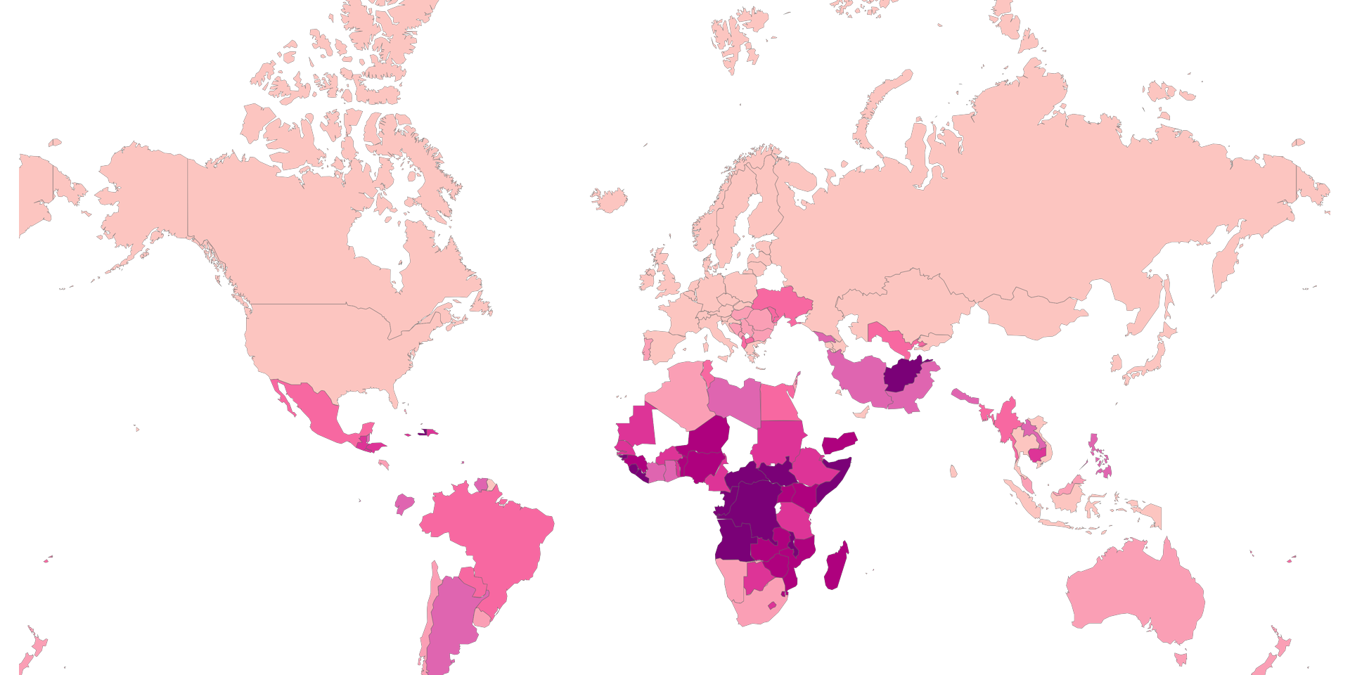 Share of population who experience food insecurity at moderate or ...