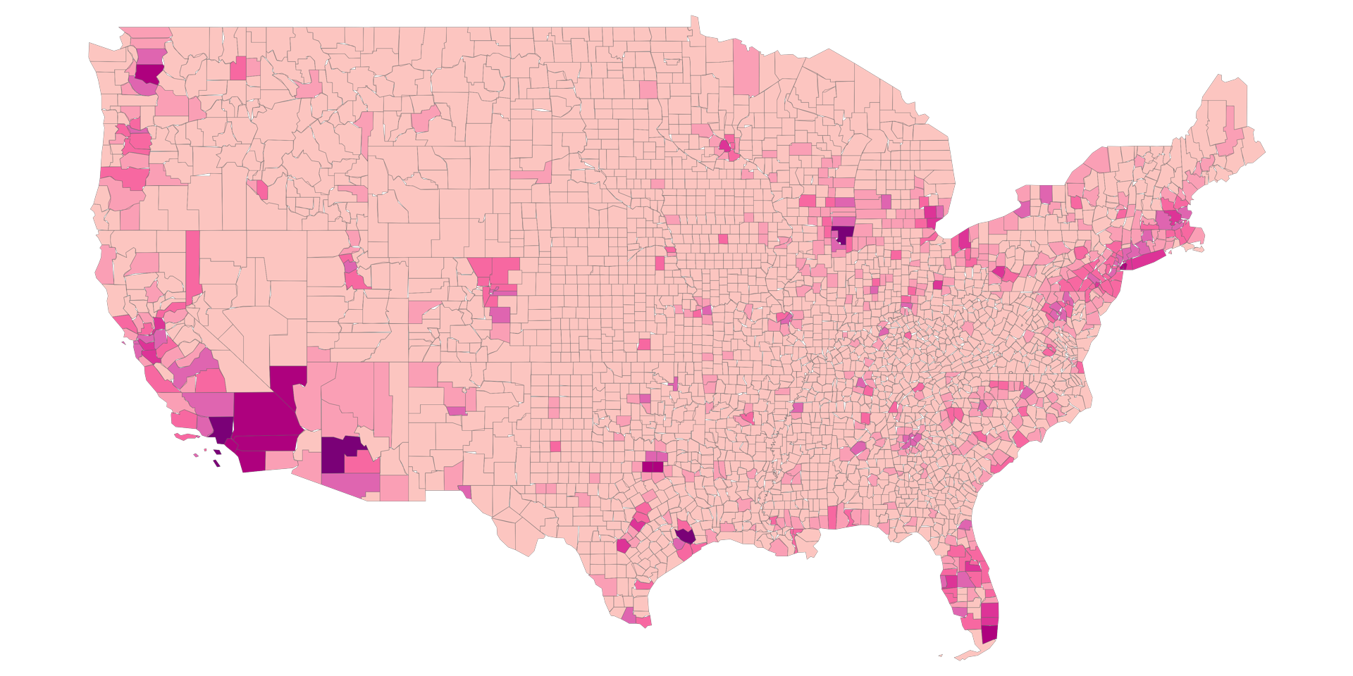 America Population Density Map 2022 Latest Interactive Maps 9986